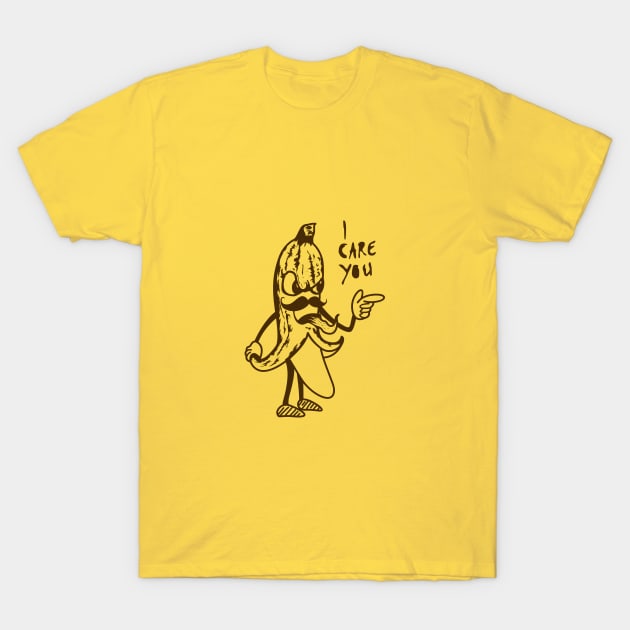 Banana Man T-Shirt by ervingutava